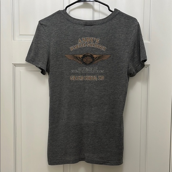 Harley-Davidson Grand Forks ND Fitted Short Sleeve Tee - Size Small - Picture 6 of 10